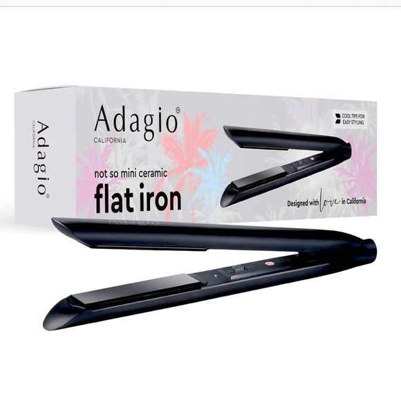 New In box ! ADAGIO FLAT IRON NOT SO MIMI NIB - Picture 1 of 13